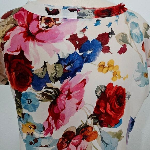 DOLCE & GABBANA Floral Print Women's Top Size Small - Picture 7 of 11